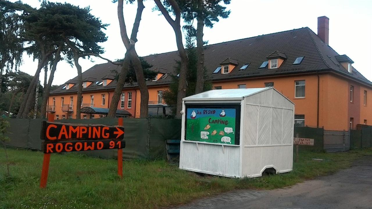 Camping Rogowo Mrzezyno Bagian luar foto